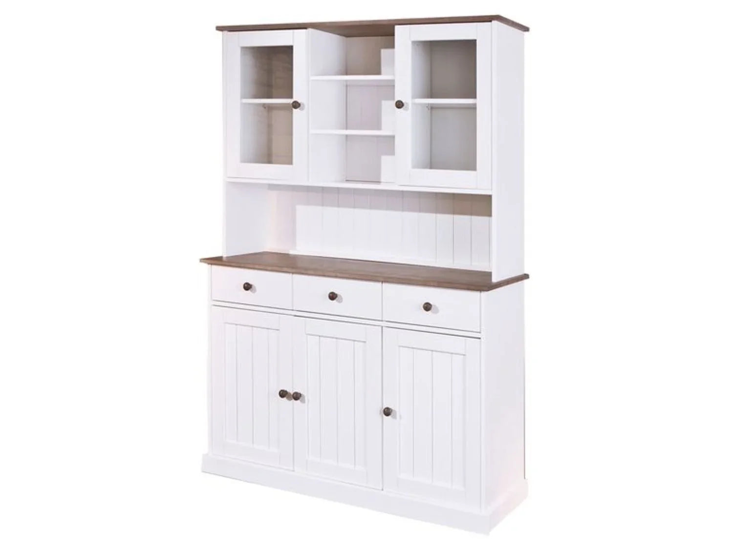 Inter Link Commode haut de gamme style campagnard, bois de pin
