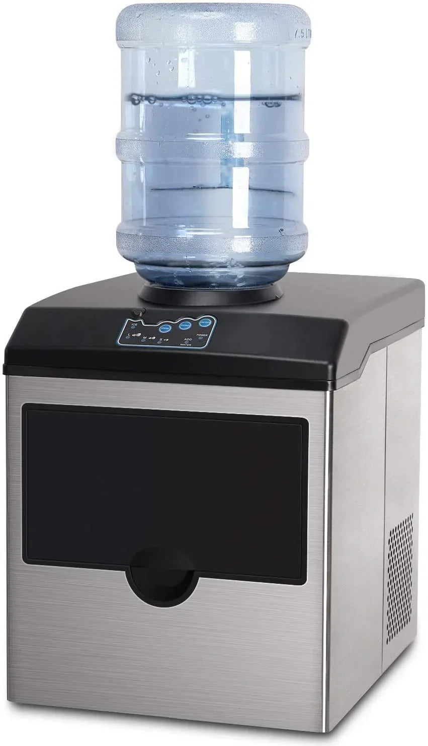 Ice Maker with Water Dispenser Ice Cubes ready in 8 Minutes with Ice Scoop